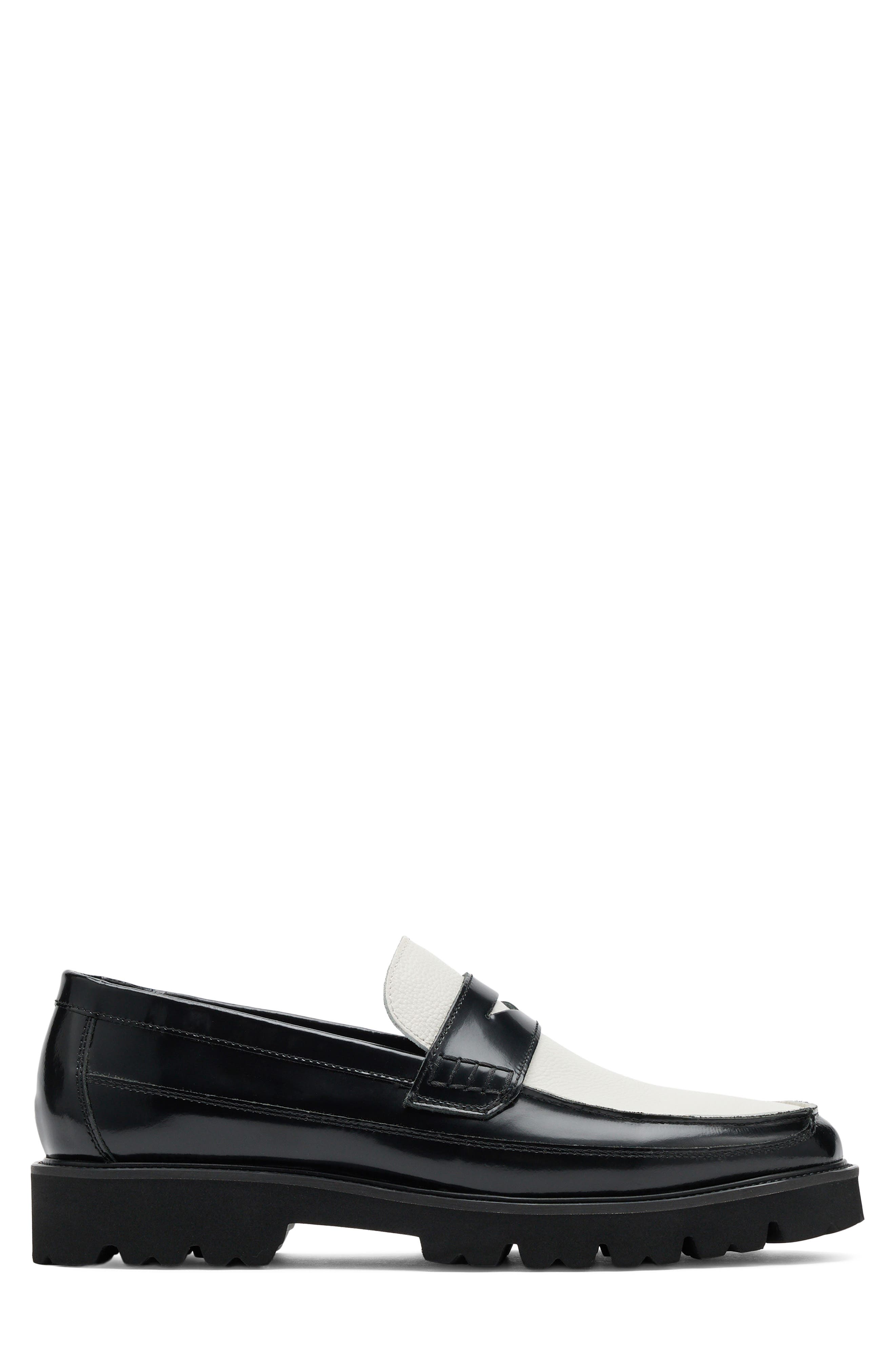 MARC NOLAN Adler Lug Sole Penny Loafer, Alternate, color, 
