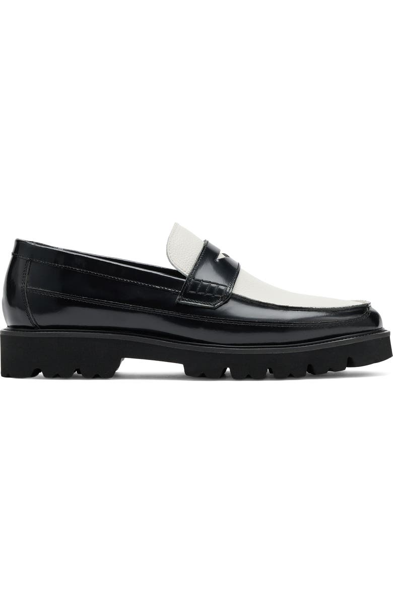 MARC NOLAN Adler Lug Sole Penny Loafer, Alternate, color,