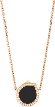 REPOSSI Antifer Black Onyx & Diamond Pendant Necklace