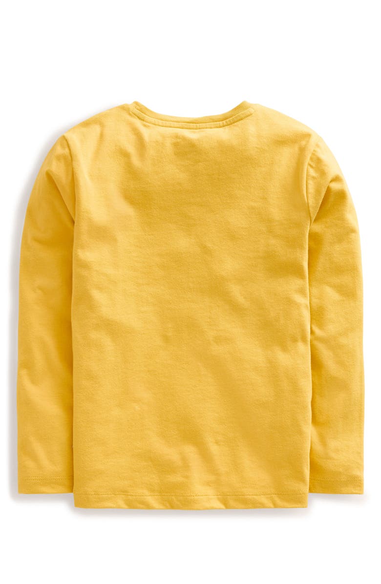 Mini Boden Kids' Embroidered Animals Long Sleeve Cotton Graphic T-Shirt, Alternate, color, 