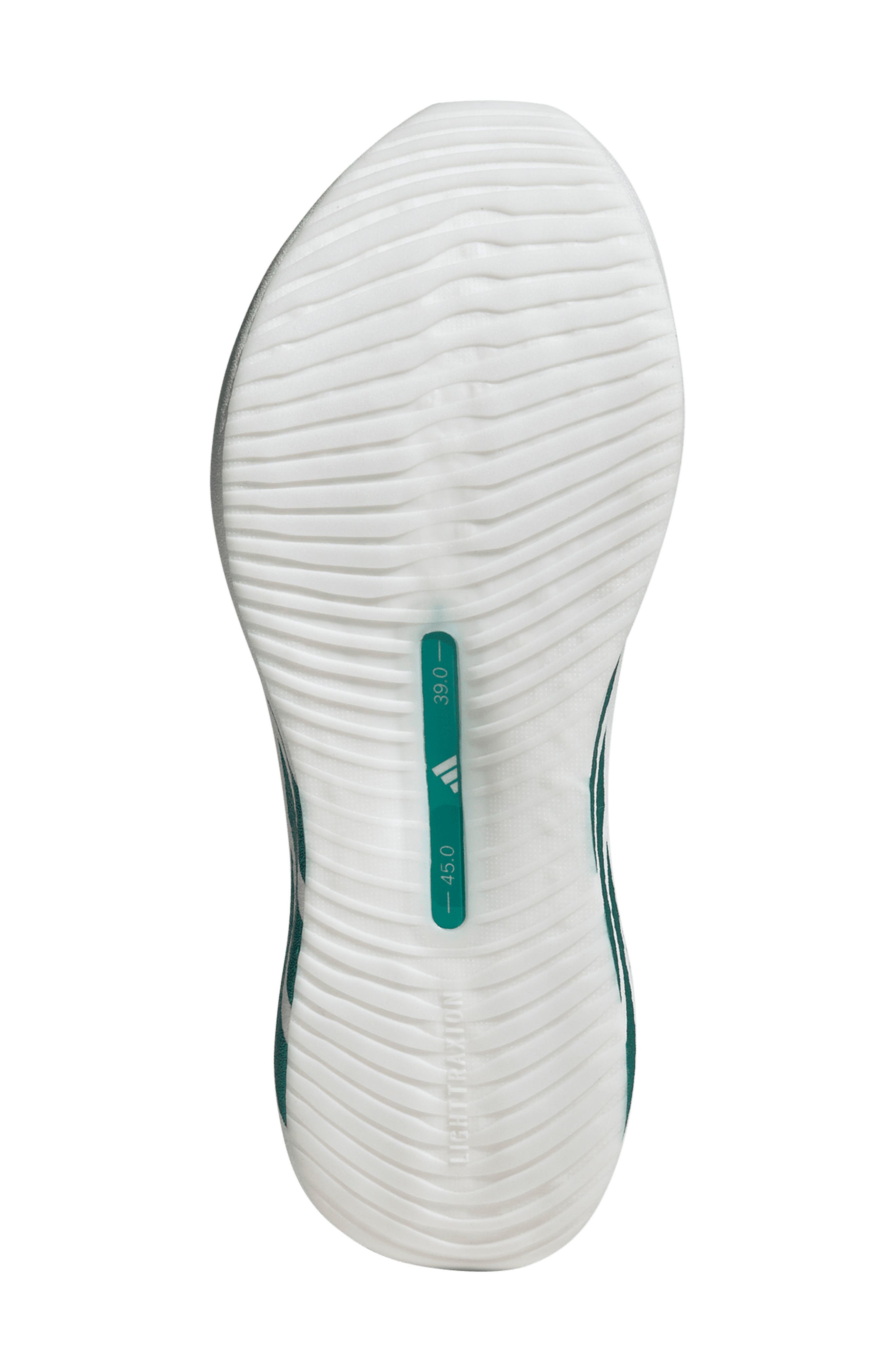 Hyperboost Edge Running Shoe, Alternate, color, WHITE/ GREEN/ ZERO METALLIC