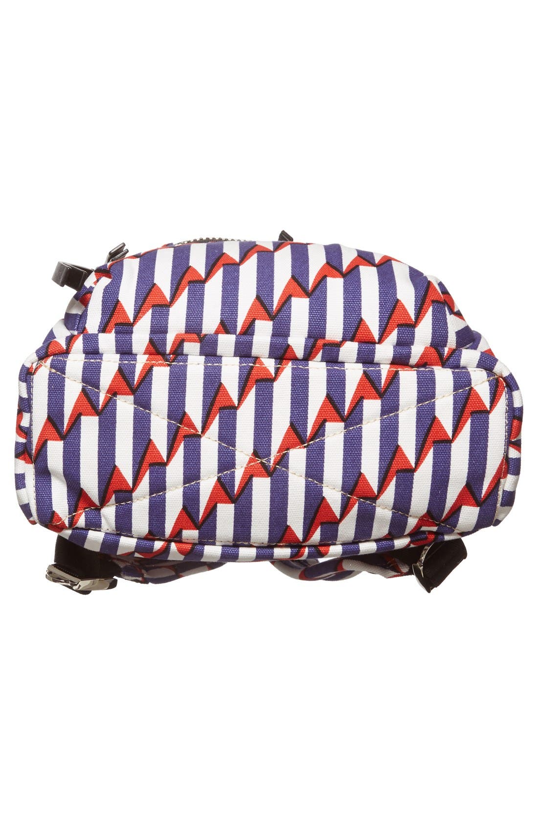 Marc Jacobs 'Arrow Head - Mini Biker' Canvas Backpack, Alternate, color, 