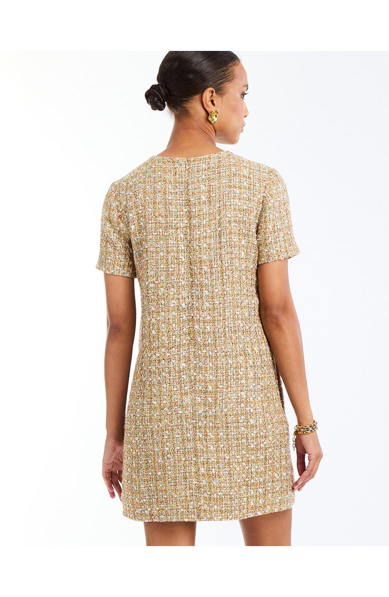 Mestiza New York Isolde Mini Dress, Alternate, color, Gold Multi