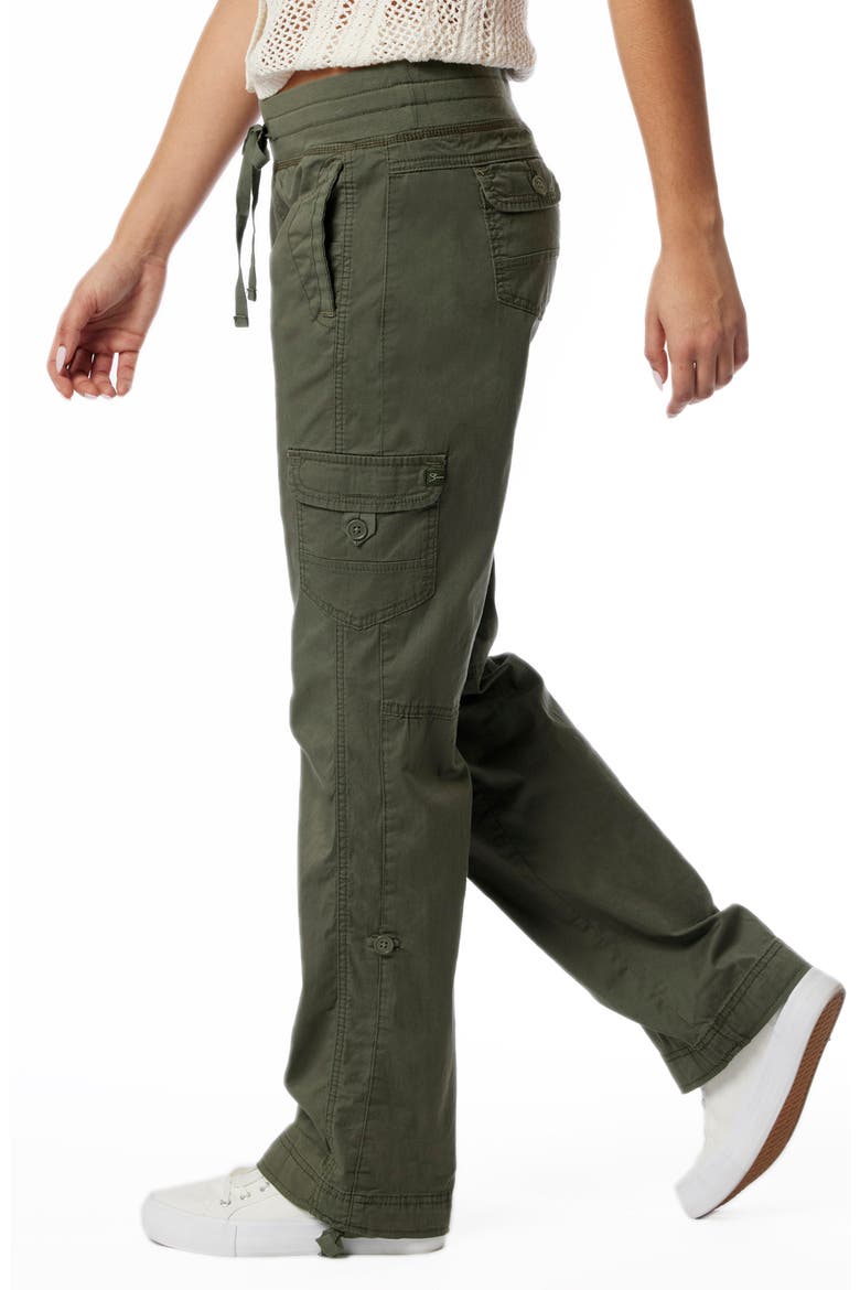Lilah Rolled Cargo Pants, Alternate, color, SERPENT