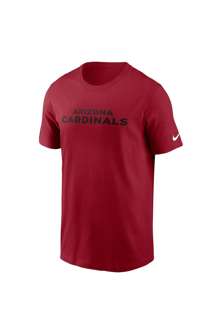 Men's Nike Cardinal Arizona Cardinals Team Wordmark Essential T-Shirt, Alternate, color, Cardinal