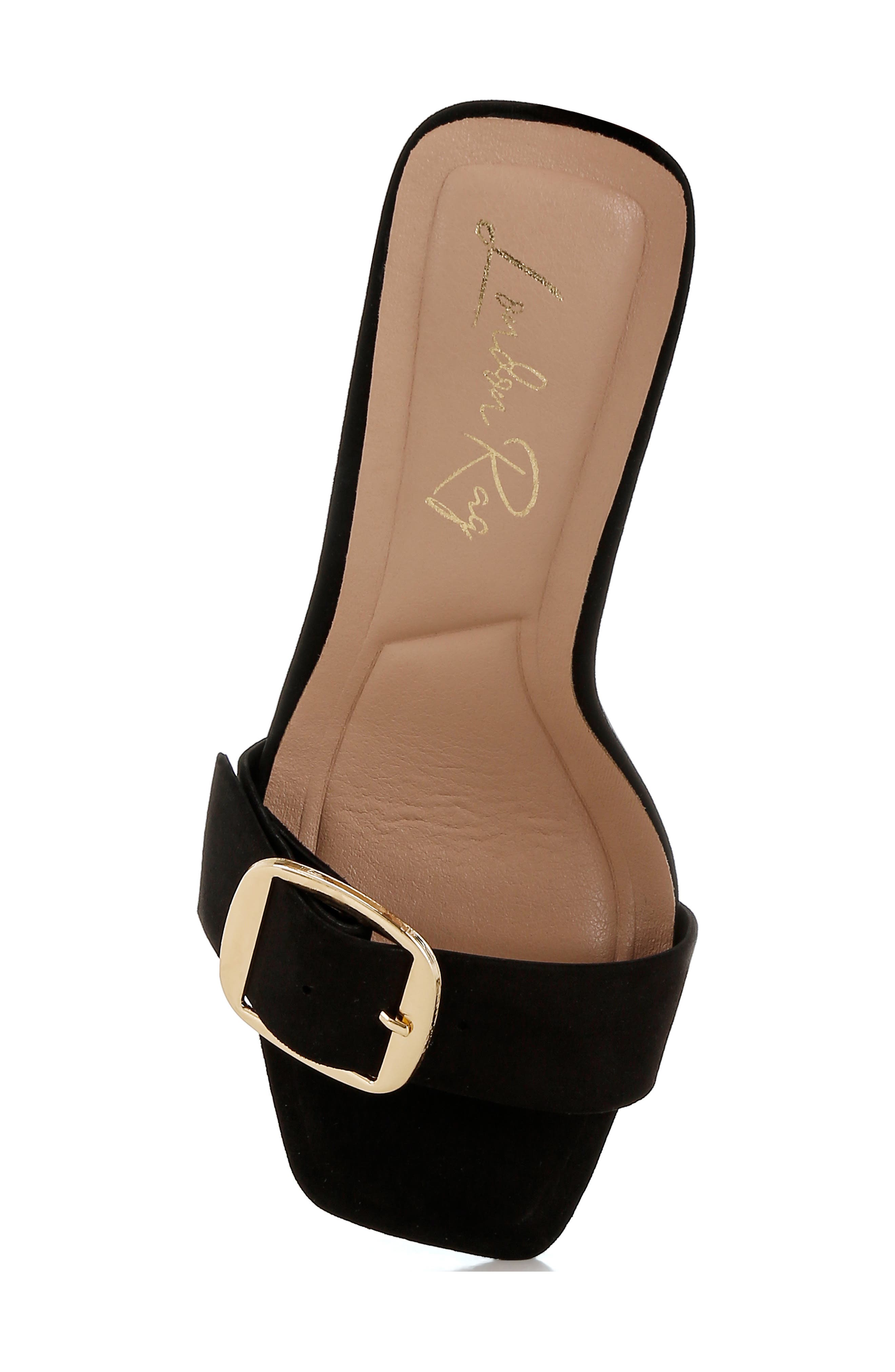 LONDON RAG Acacia Slide Sandal, Alternate, color, 