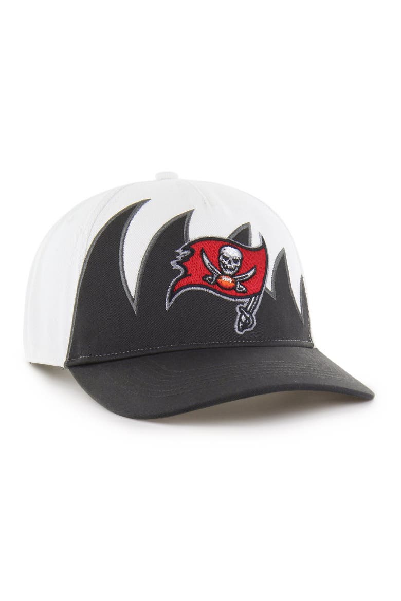 Men's '47 White Tampa Bay Buccaneers Jagged Hitch Adjustable Hat, Alternate, color, White