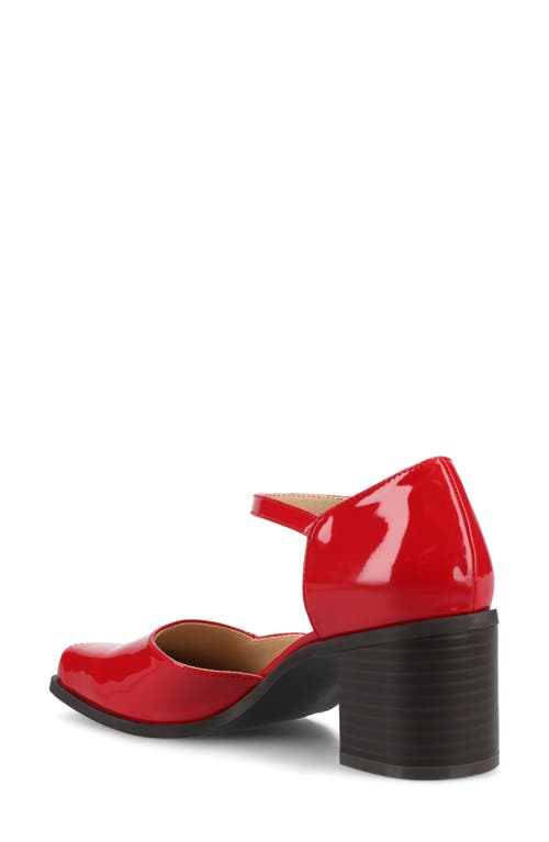 JOURNEE COLLECTION JOURNEE COLLECTION EVANGELINE BLOCK HEEL PUMP