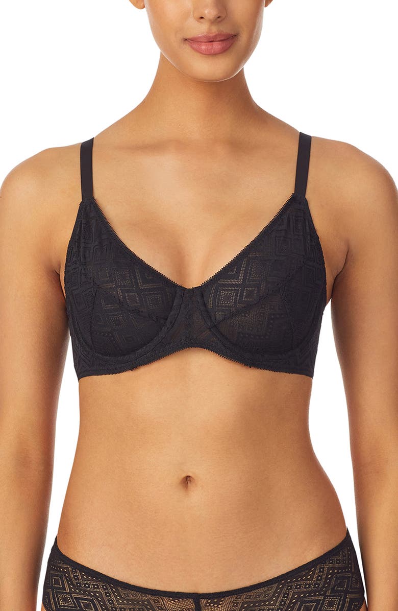 DKNY Pure Lace Unlined Bra, Main, color,