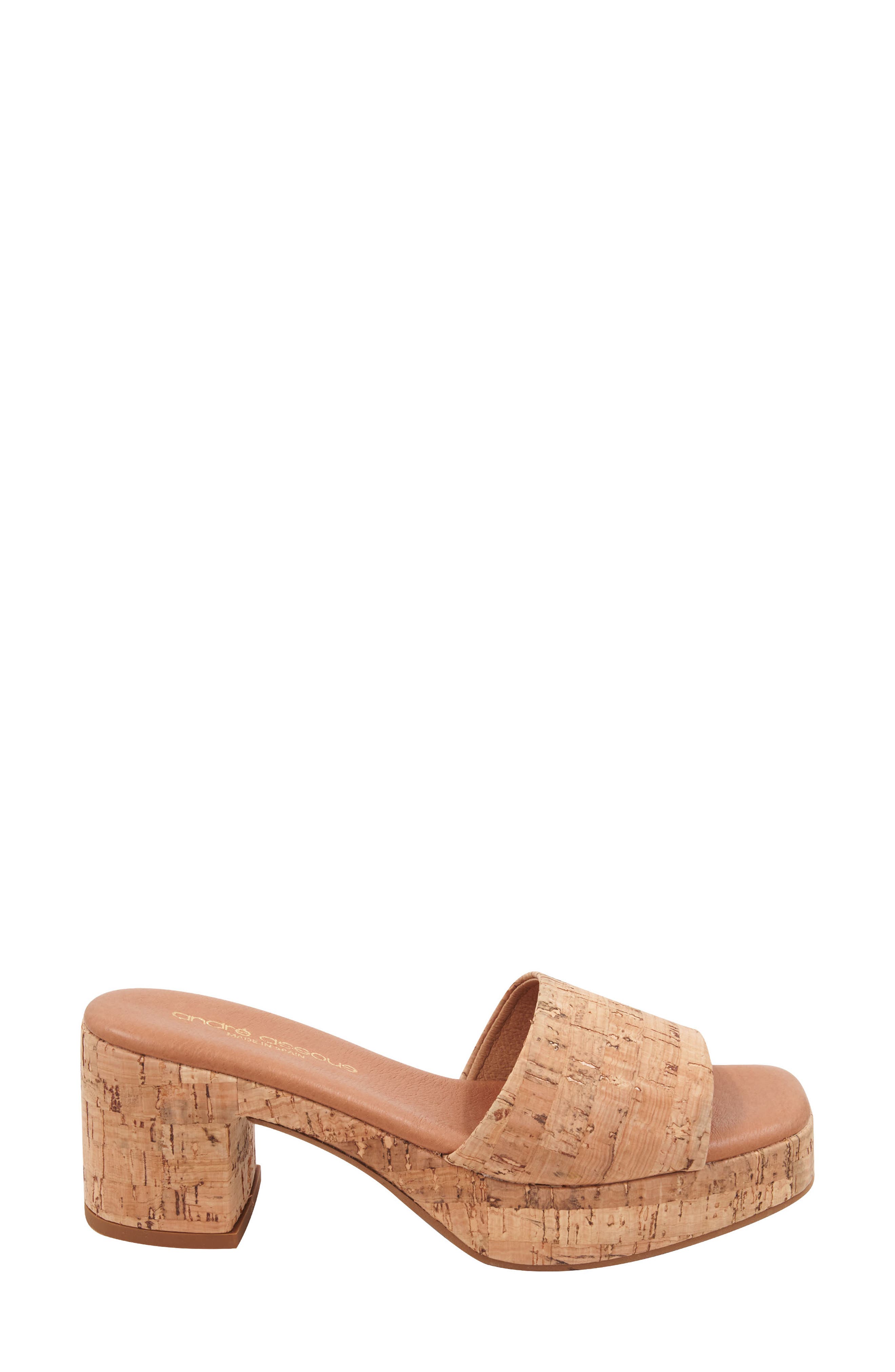 André Assous Cypress Slide Sandal, Alternate, color, Natural