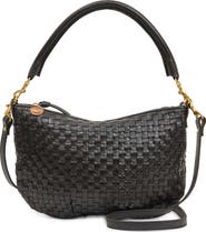 Clare V. Petit Moyen Woven Leather Shoulder Bag