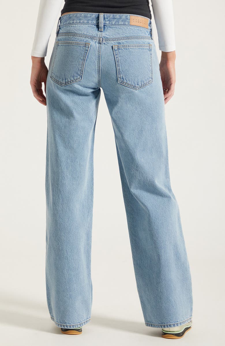 PacSun Zoe Low Rise Girlfriend Jeans, Alternate, color, Light Indigo