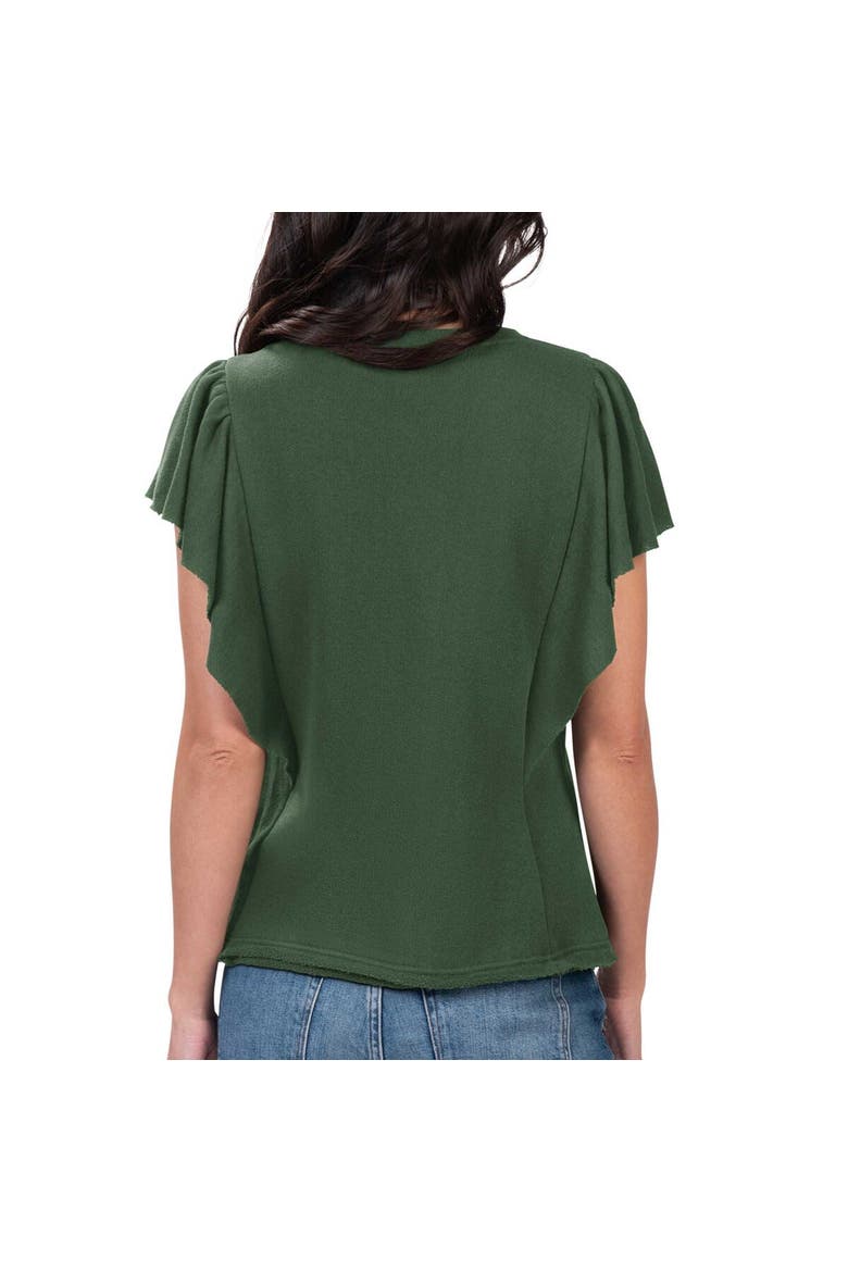 Women's G-III 4Her by Carl Banks Green Oakland Athletics Crowd Wave T-Shirt, Alternate, color, Green
