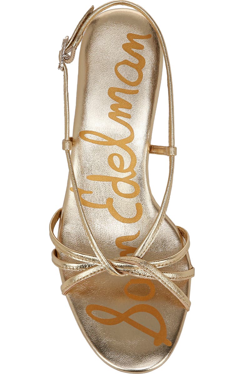 Sam Edelman Cressa Slingback Kitten Heel Sandal, Alternate, color, Amber Gold