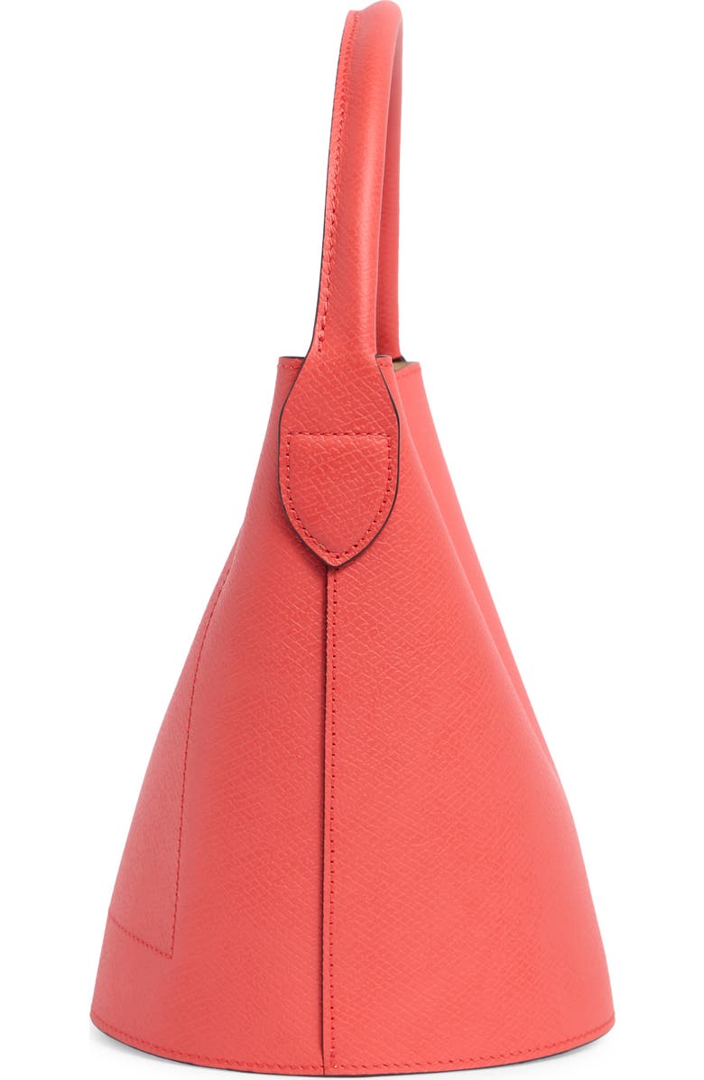 Longchamp Épure Leather Bucket Bag, Alternate, color, Strawberry