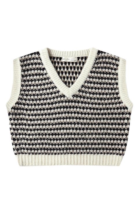 Kids' Diamond Sweater Vest