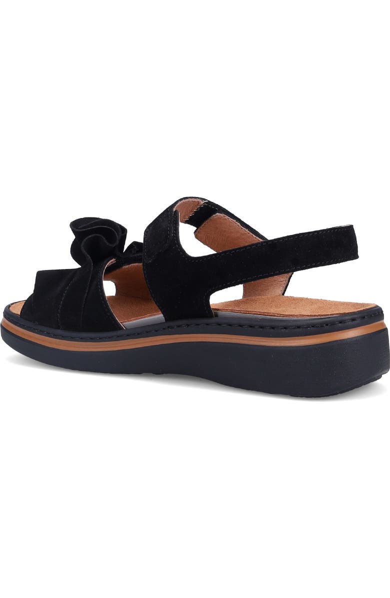 Ron White Frances Slingback Platform Wedge Sandal, Alternate, color, Onyx