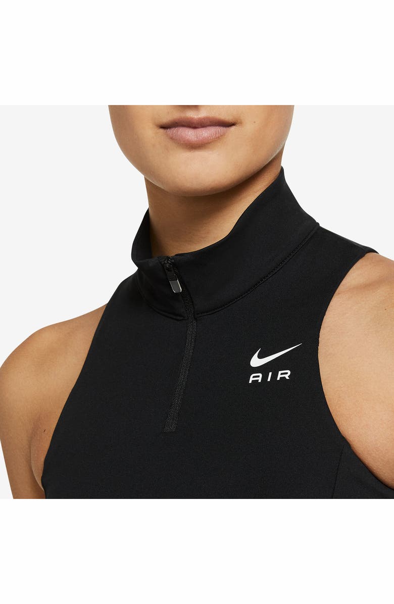 Nike Air Dri-FIT Swoosh Mock Zip Sports Bra, Alternate, color, 