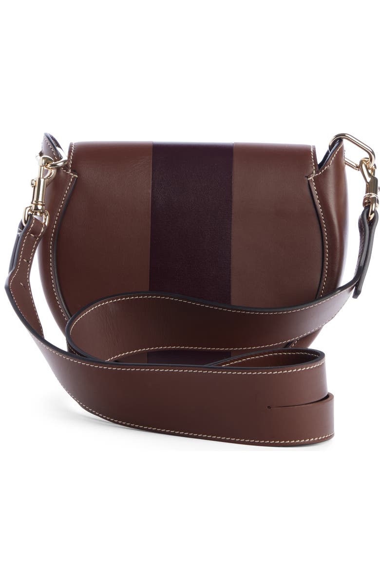 Chloé Small Arlene Leather Crossbody Saddle Bag, Alternate, color,