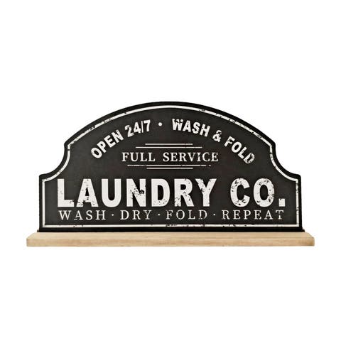 Laundry Table Decor