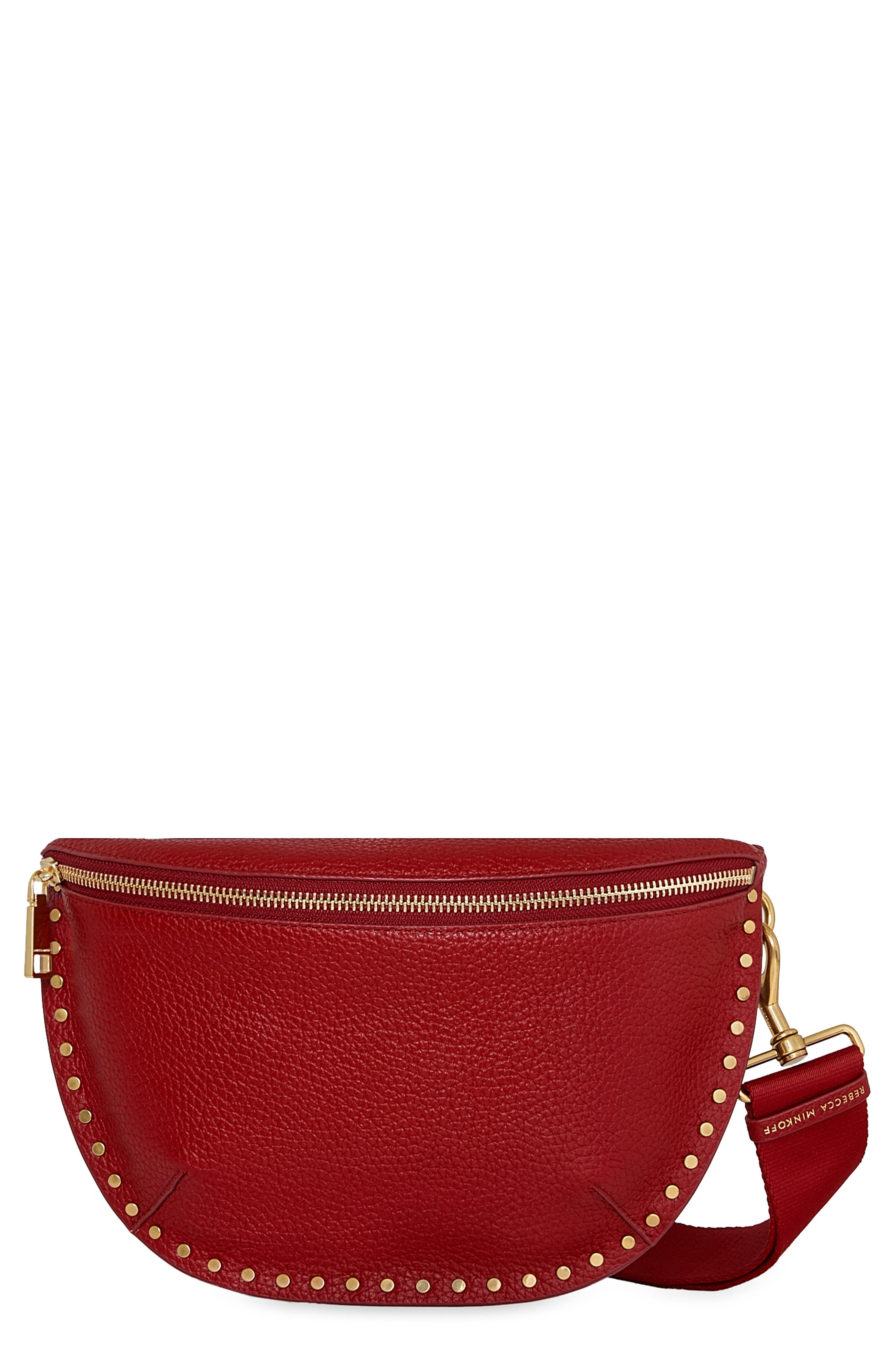 Rebecca Minkoff Darren Leather Sling Bag, Main, color, Siren