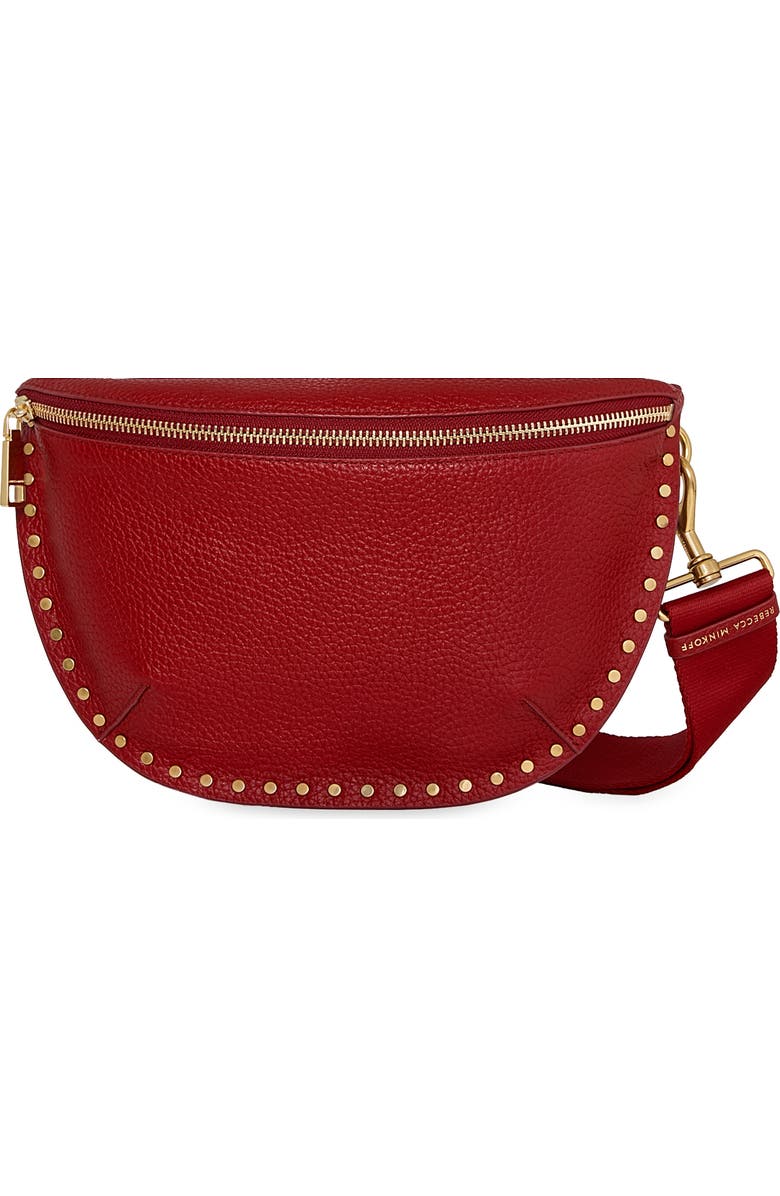 Rebecca Minkoff Darren Leather Sling Bag, Main, color, Siren