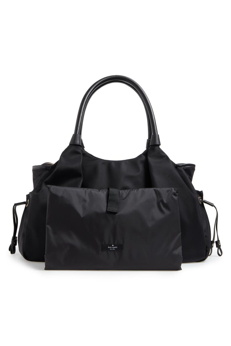 watson lane - stevie diaper bag, Alternate, color, BLACK