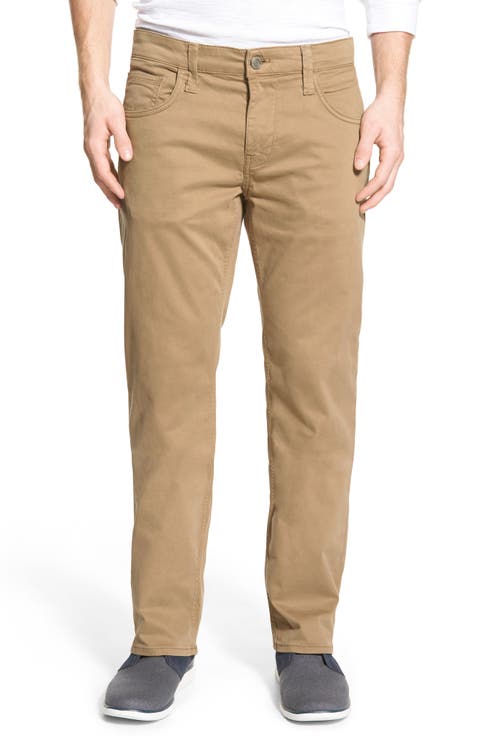 Zach Straight Leg Twill Pants
