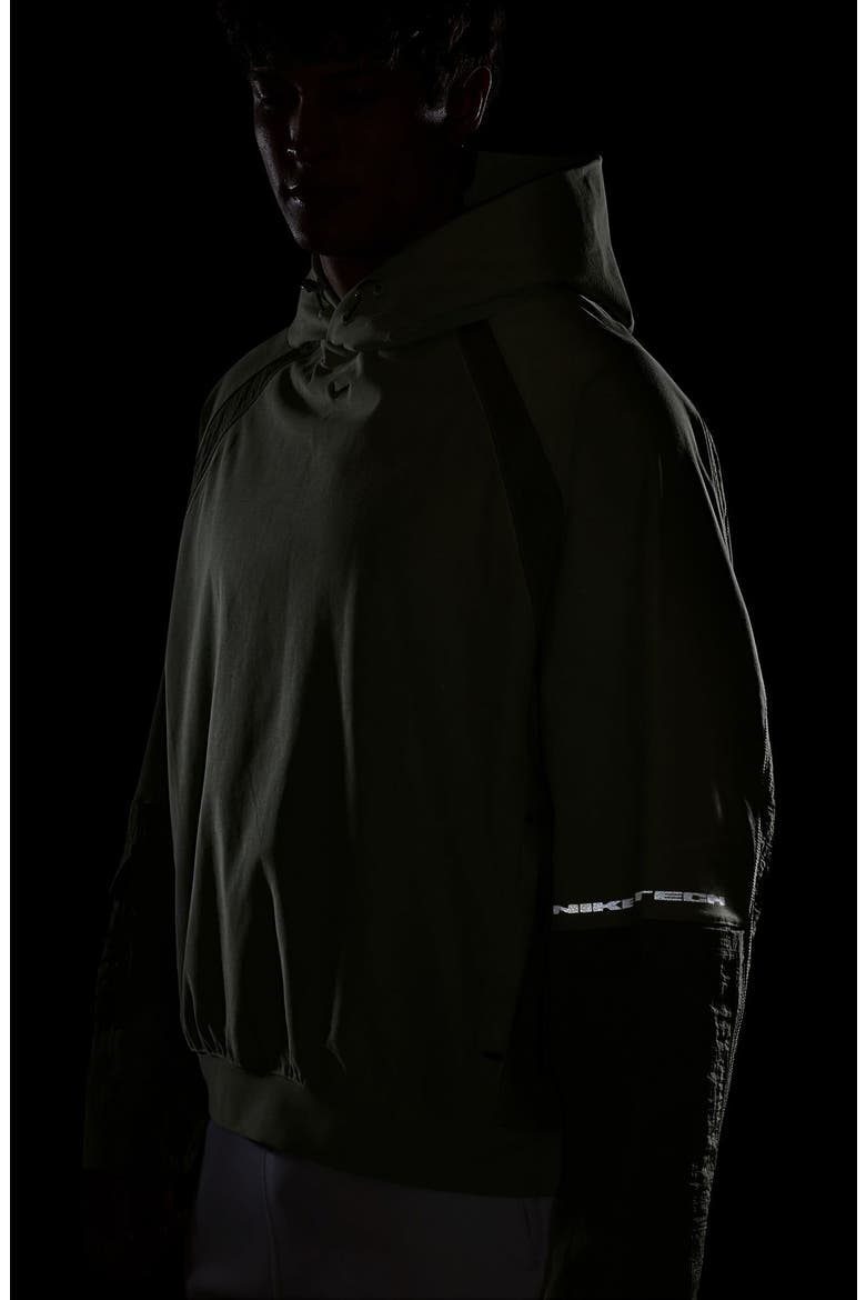Tech Utility Hoodie, Alternate, color, SPRUCE FOG/ SILVER SAGE/ BLACK