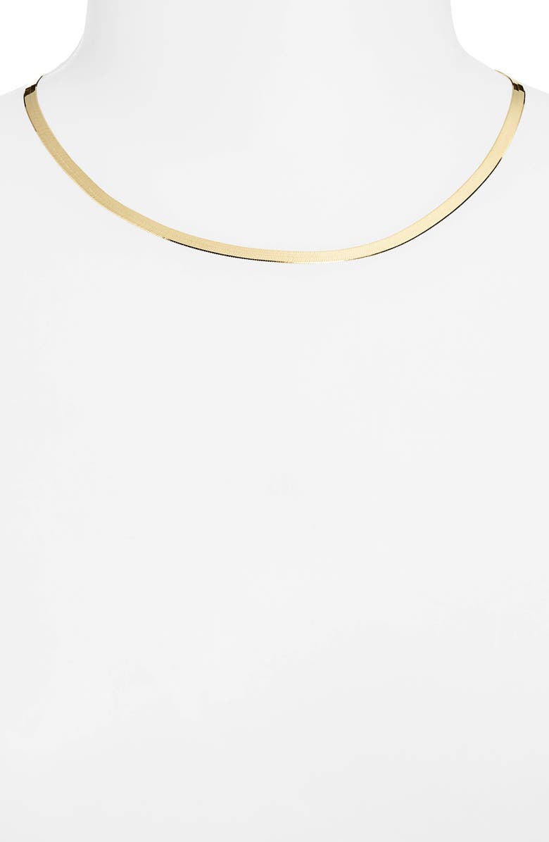 Bony Levy 14K Gold Herringbone Necklace, Alternate, color,