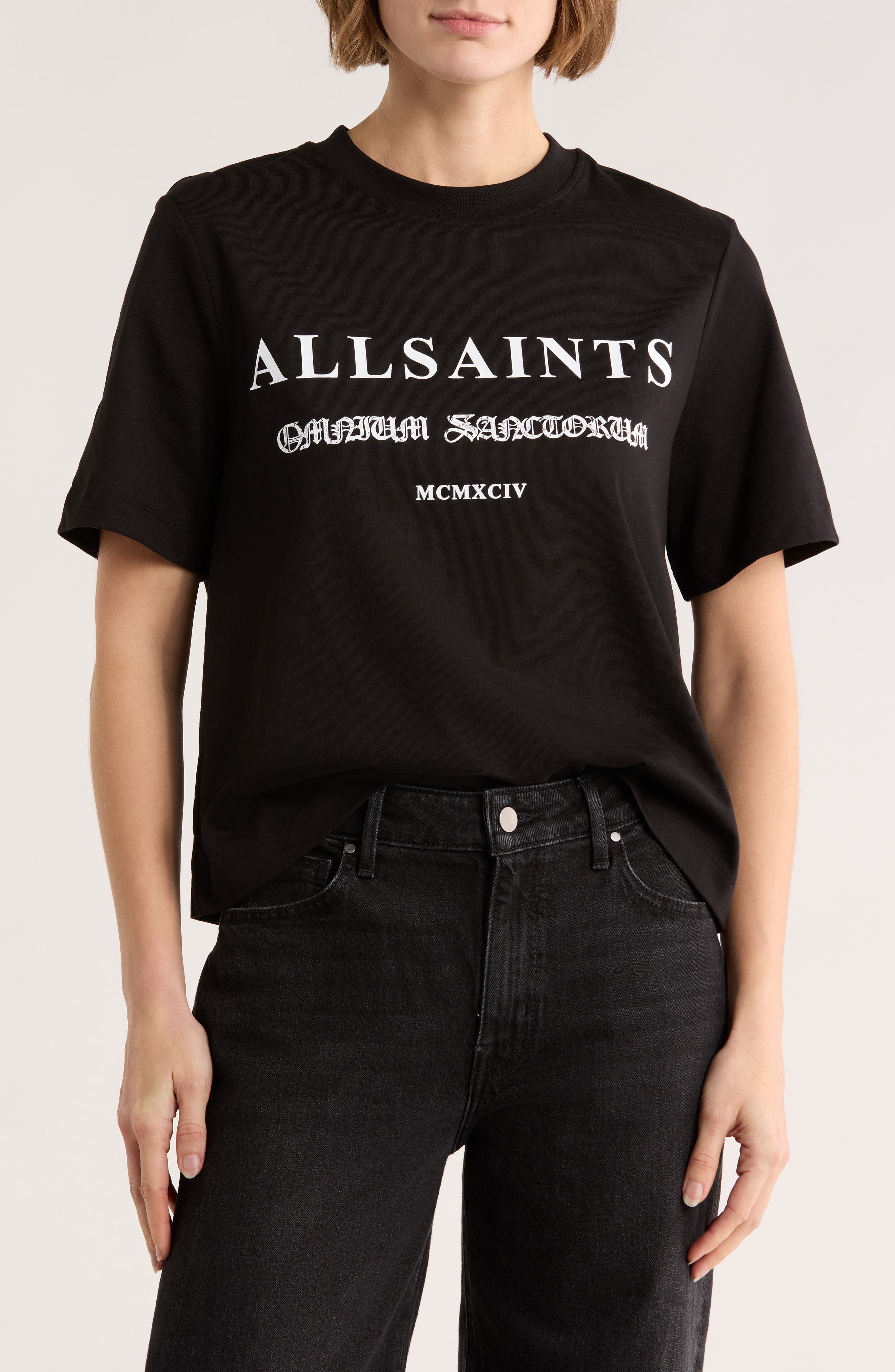 AllSaints Lisa Omnium Cotton Graphic T-Shirt
