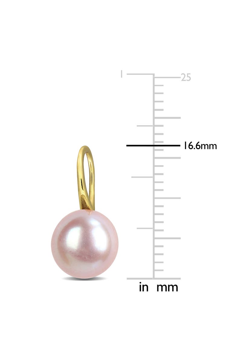 DELMAR Cultured Freshwater Pearl Drop Earrings, Alternate, color, Pink