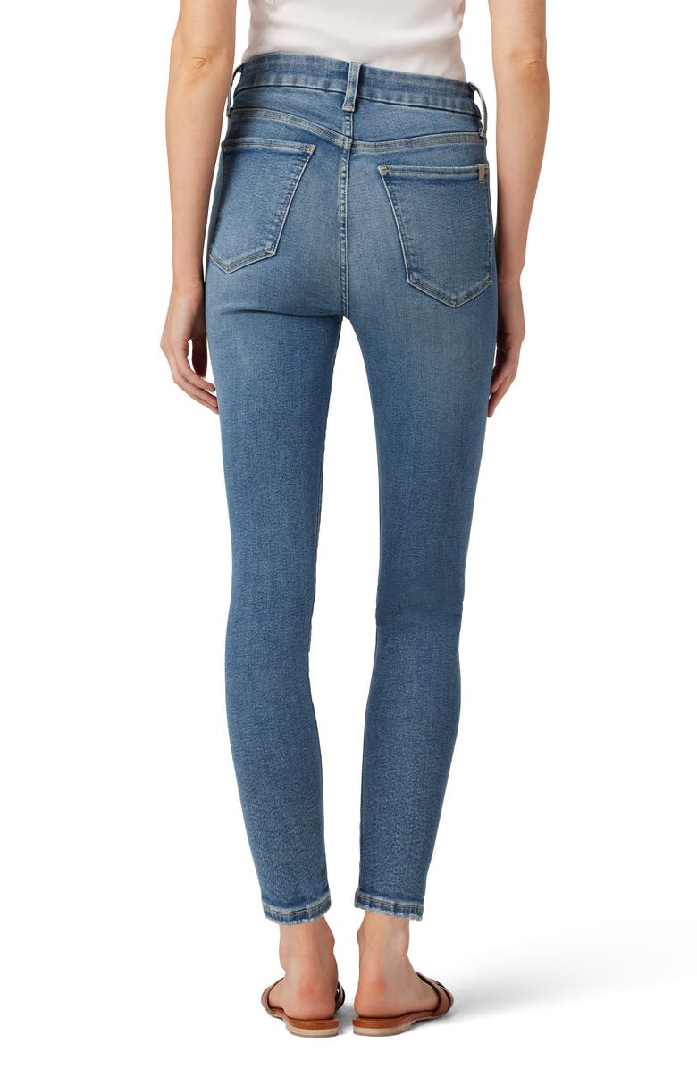 Joe's The Snapback High Waist Honey Ankle Skinny Jeans, Alternate, color,