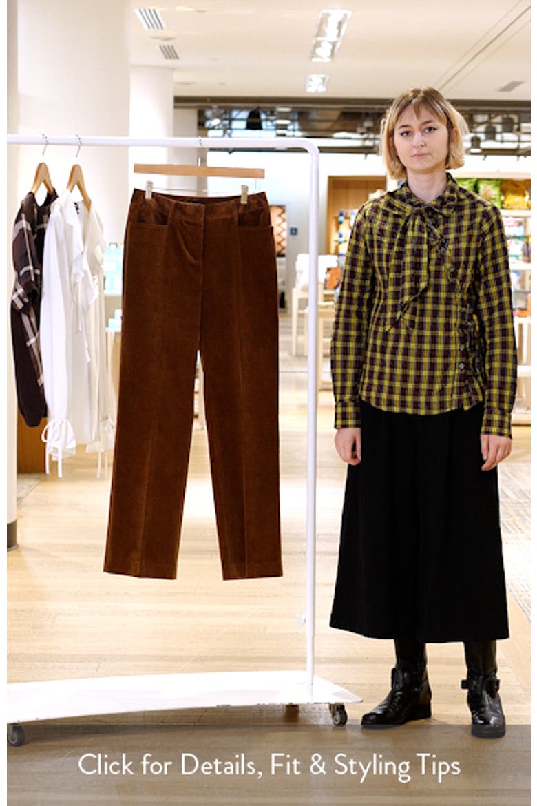 Corduroy Flare Leg Pants video