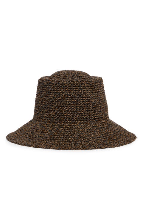 Lantern Packable Straw Bucket Hat