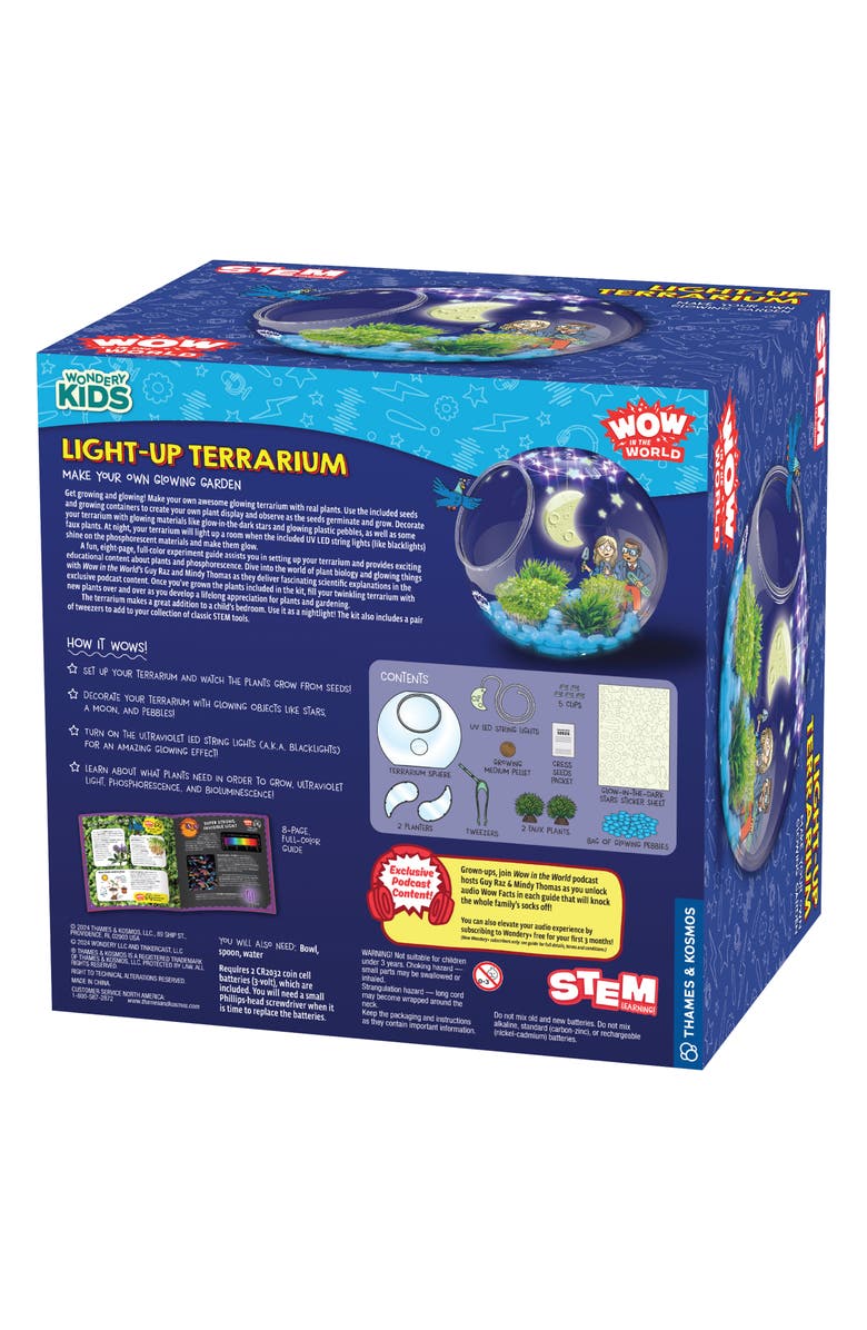 Thames & Kosmos Light-Up Terrarium Kit, Alternate, color, Miscellaneous