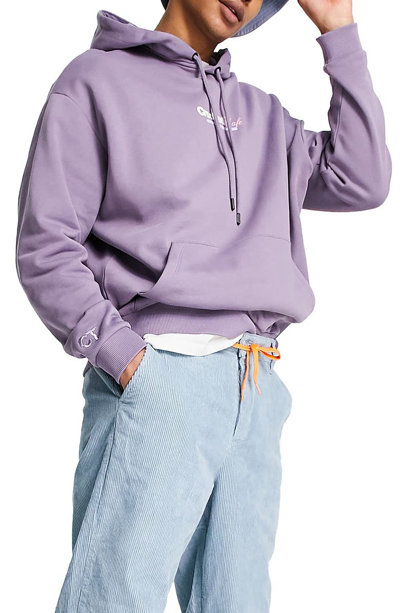 ASOS DESIGN Oversize Graphic Hoodie, Main, color,