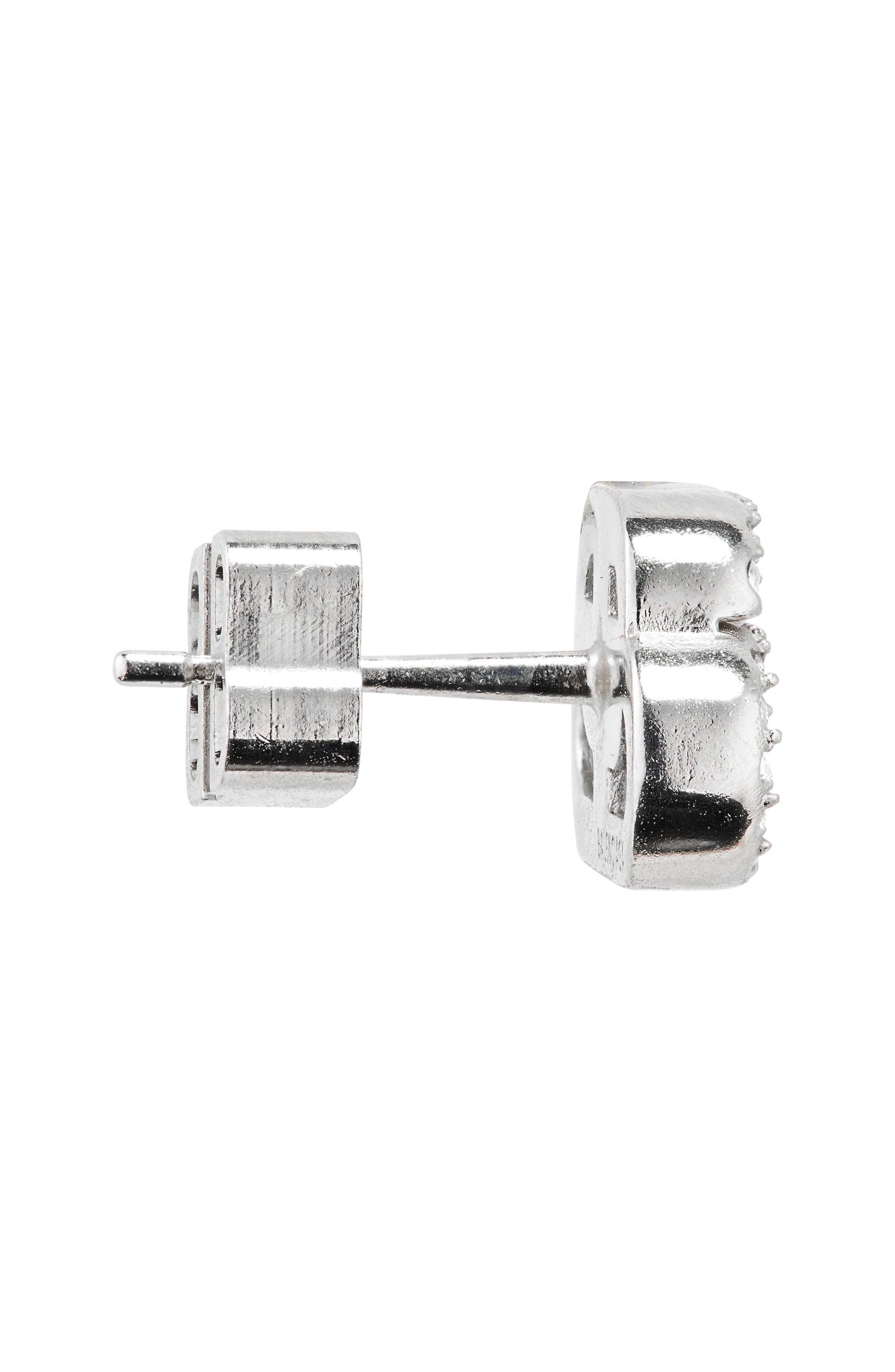 Balenciaga Crystal Interlocking BB Stud Earrings (Women) | Nordstrom