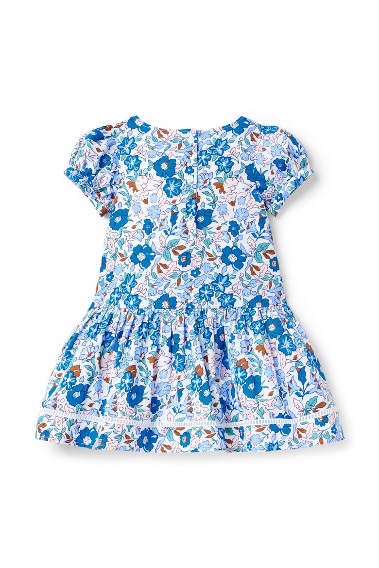 Floral Corduroy Dress, Alternate, color, Blue