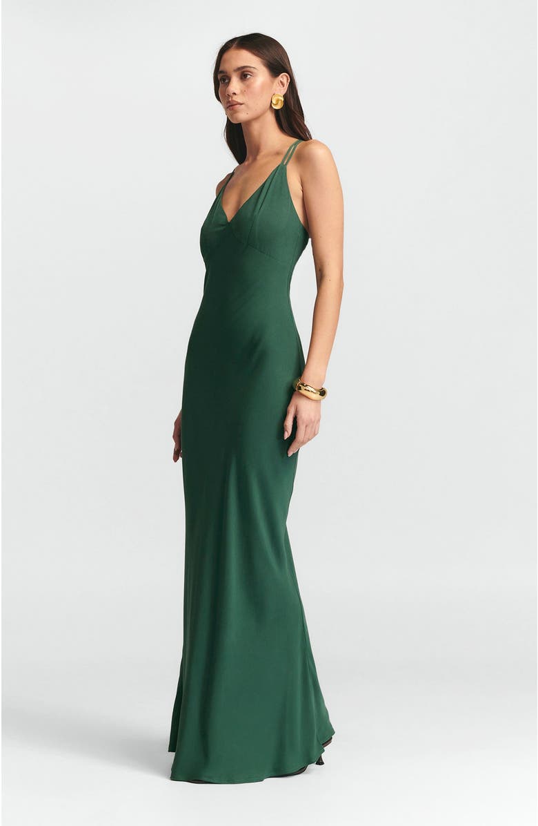 ST MRLO Isadora Slip Dress, Alternate, color, Peacock