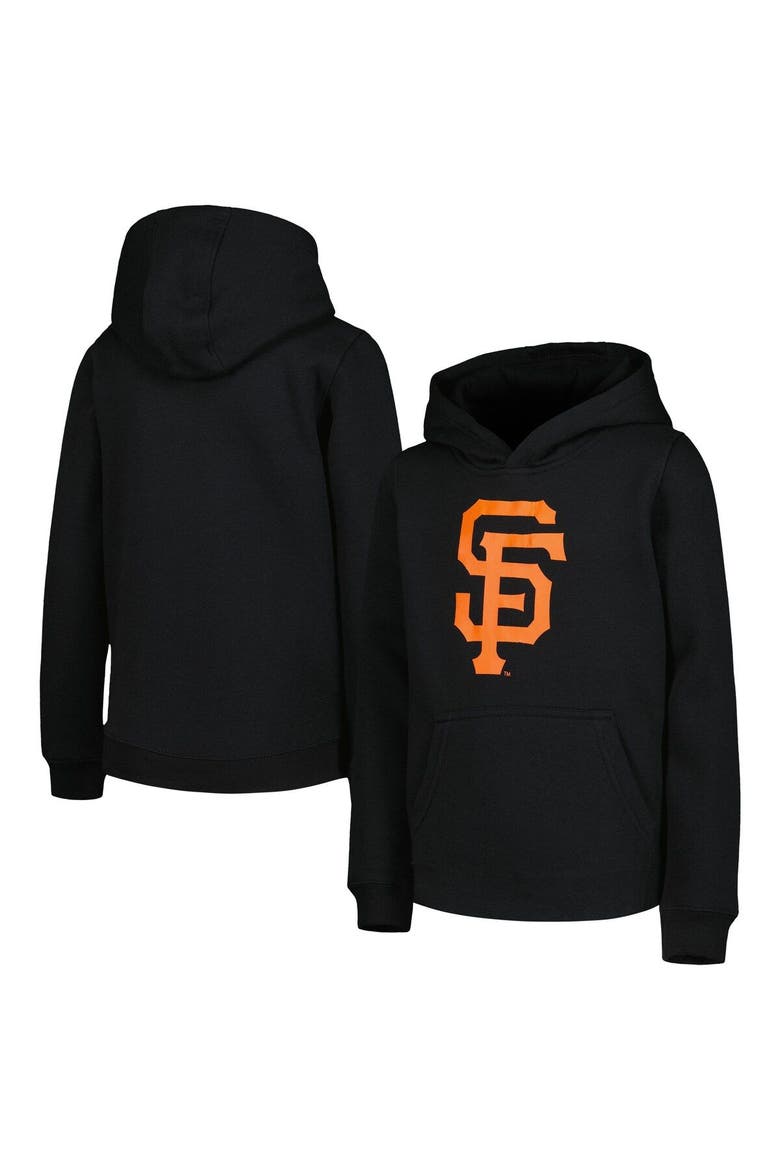 Youth Black San Francisco Giants Team Primary Logo Pullover Hoodie, Main, color, Black
