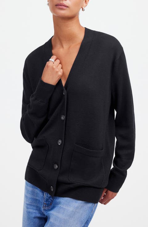 Merino Wool Boyfriend Cardigan