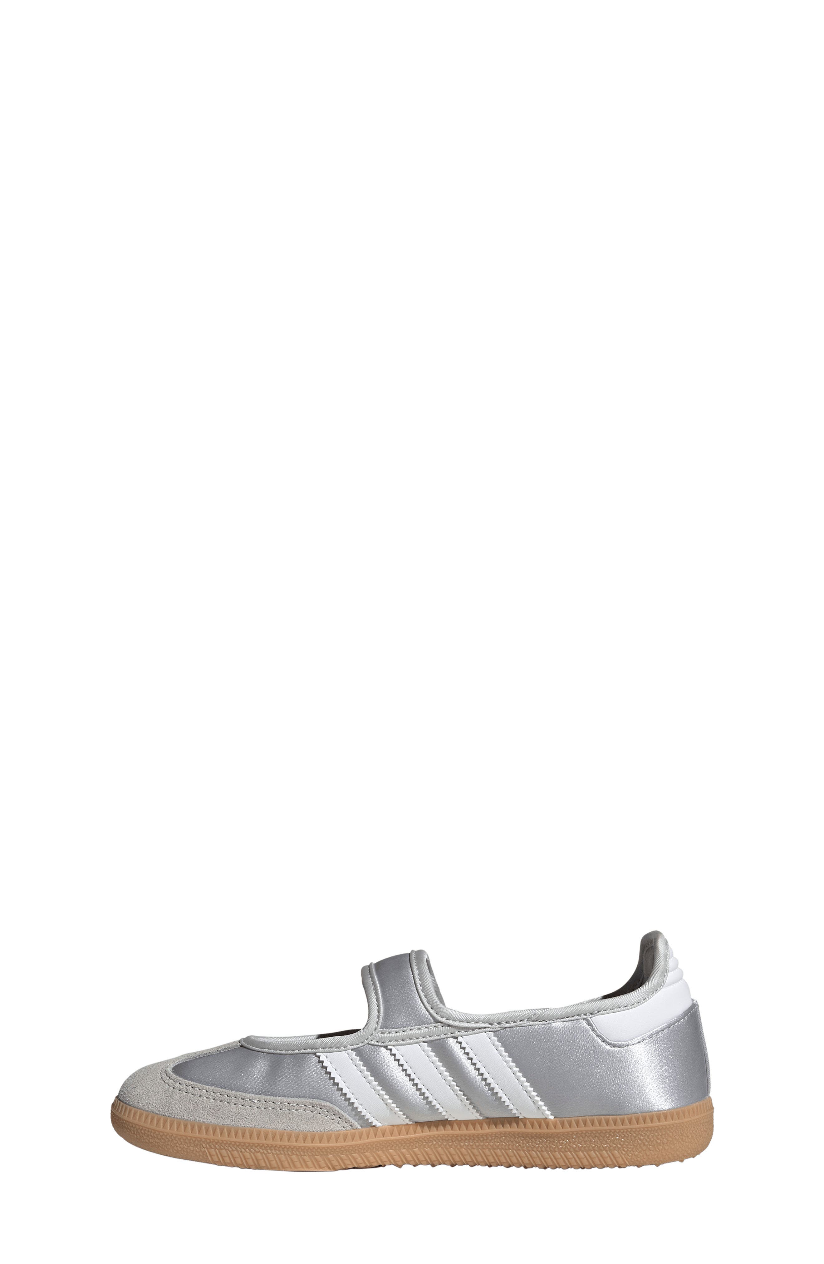 Kids' Samba Jane Sneaker, Alternate, color, SILVER/ WHITE/ GUM