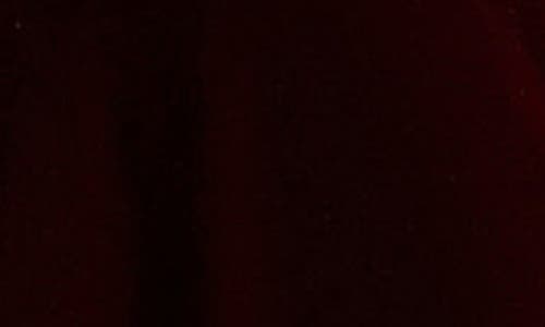 Bardot Yve Velour Halter Dress In Burgundy