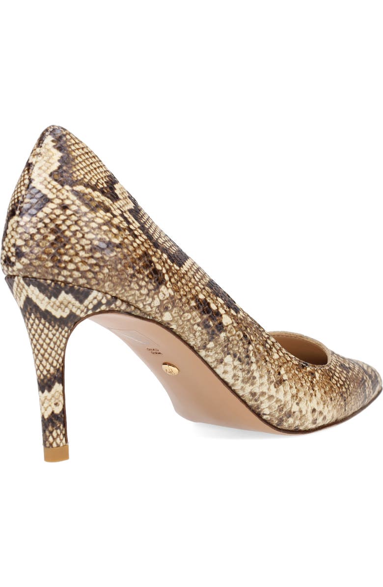 Pelle Moda Lizel 2 Pointed Toe Pump, Alternate, color, Natural Snake Print