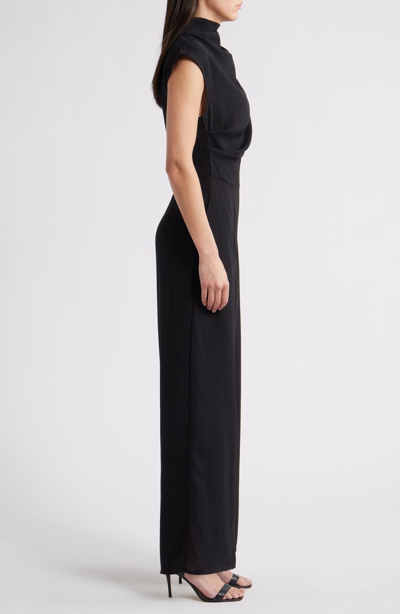 NIKKI LUND Lilou Wide Leg Jumpsuit, Alternate, color, Black