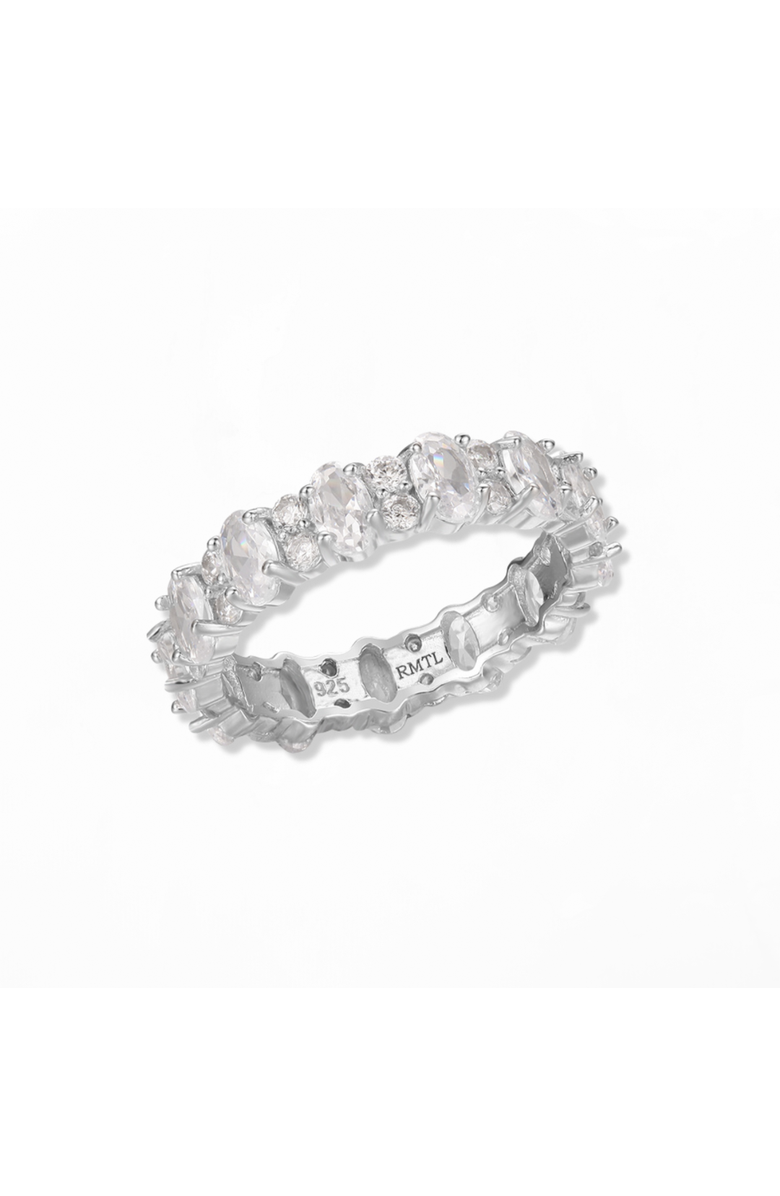 Rachelment Noir Ring, Main, color, Silver