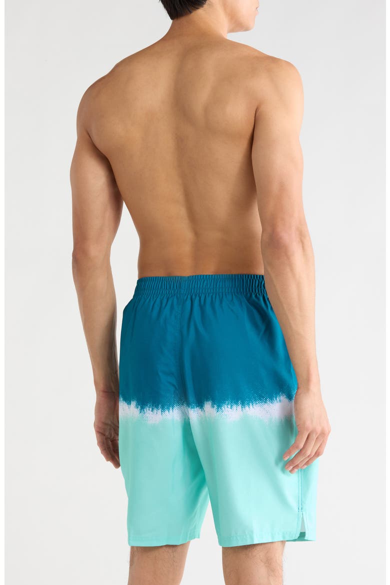 9-Inch Volley Swim Trunks, Alternate, color, BLEACHED TURQUOISE