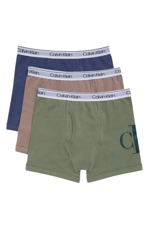 Kids' NYC Collection 3-Pack Assorted Stretch Cotton Boxer Briefs (Little Kid & Big Kid)