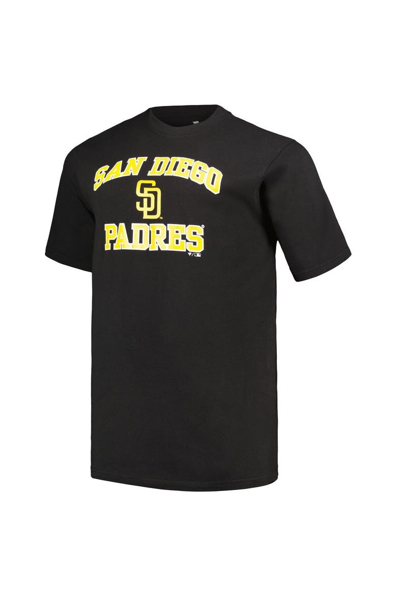 Men's Profile Black/Heather Gray San Diego Padres Big & Tall T-Shirt Combo Pack, Alternate, color, Black